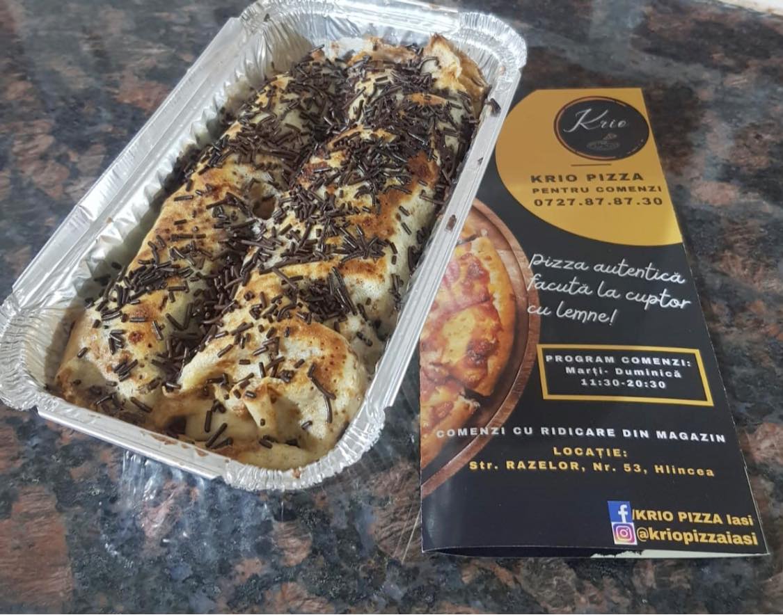 la KRIO PIZZA Iasi.
